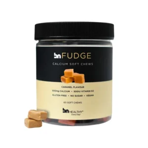 BN Fudge by BN Healthy – 60 Calcium Soft Chews, Caramel