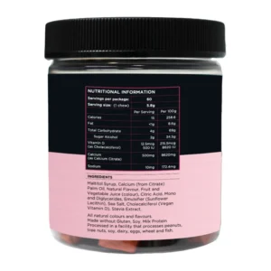 Alternative view of BN Fudge by BN Healthy – 60 Calcium Soft Chews, Raspberry