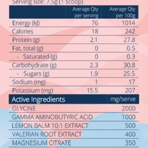Alternative view of Sleeptime by Feel Good Protein 30 serves, Strawberry Kiwi